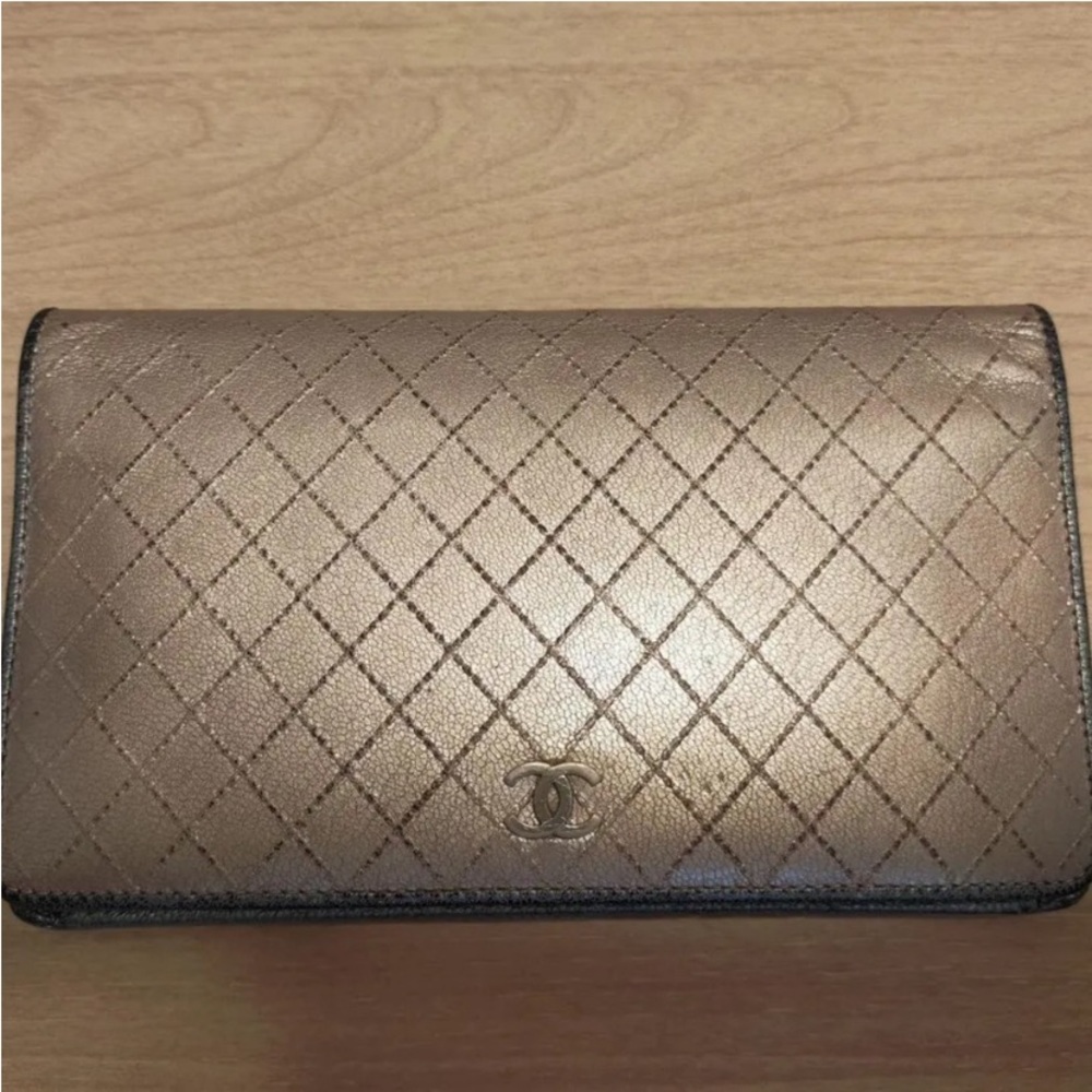 Authentic Chanel Leather Wallet - Picture 1 of 11